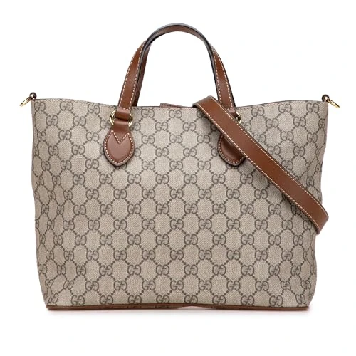 Gucci Pre-Loved Small GG Supreme Satchel