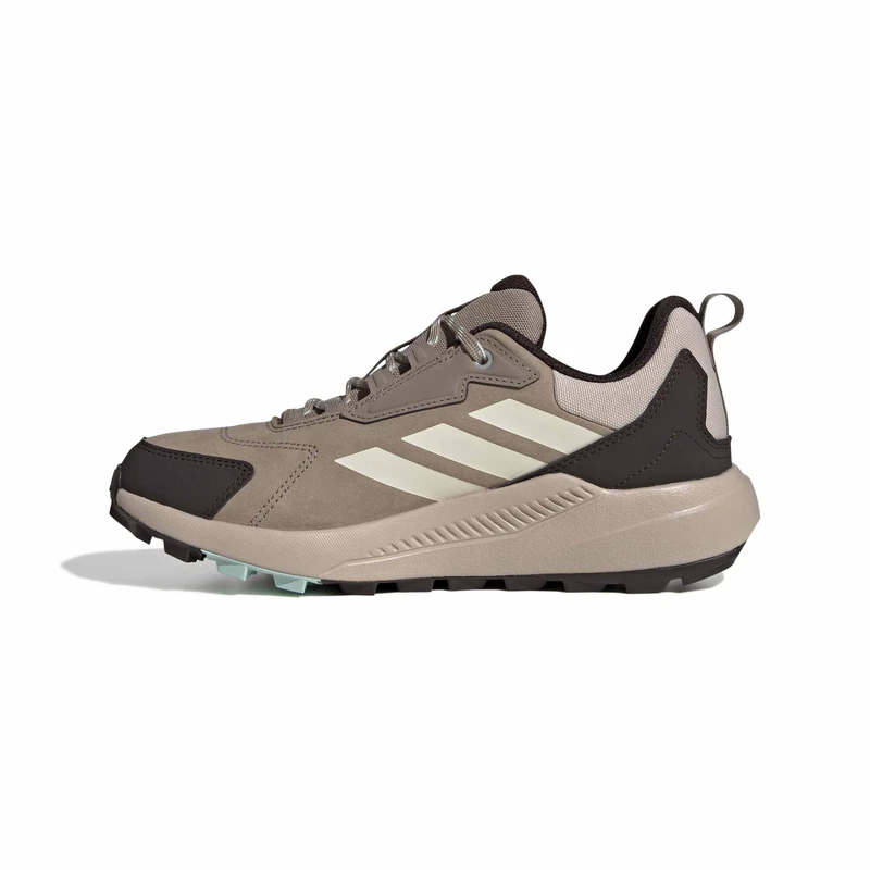 adidas Women's Terrex Anylander Leather Hiking Shoes, Chalky Brown/Wonder White/Aurora Coffee, 4.5 UK