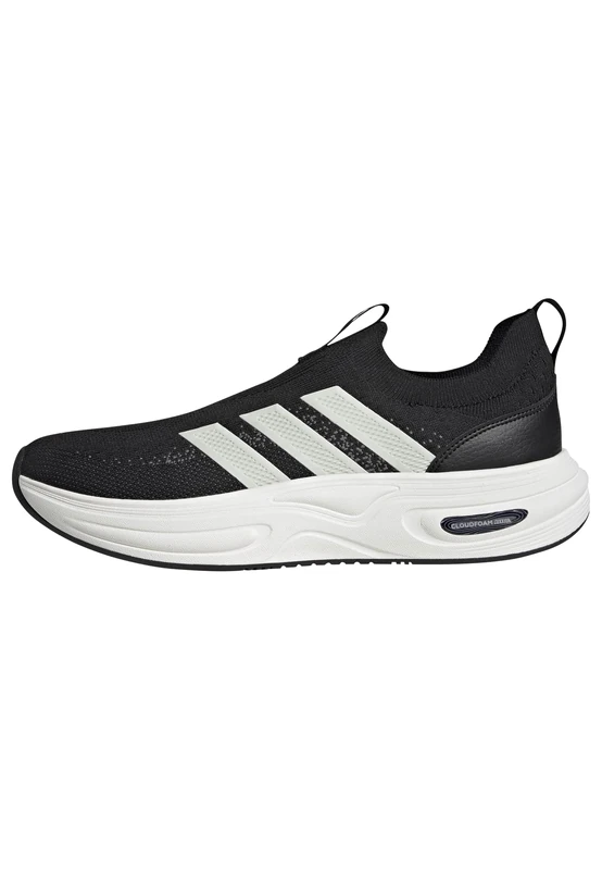 adidas Men's Cloudfoam Cuxxion Slip On Shoes, core Black/core White/Grey Five, 8 UK