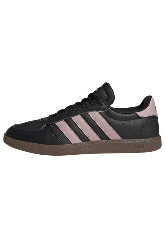 adidas Women's Breaknet Sleek Shoes, core Black/Dual Lilac/GUM5, 7.5 UK