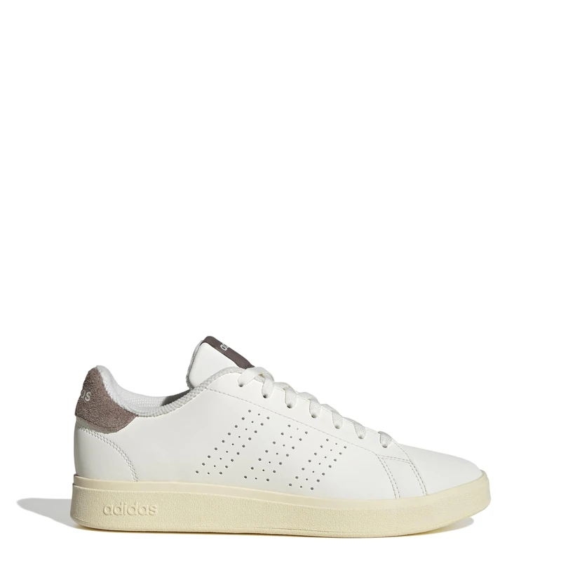 adidas Men's Advantage Base 2.0 Shoes, core White/core Black/Trace Brown, 4 UK