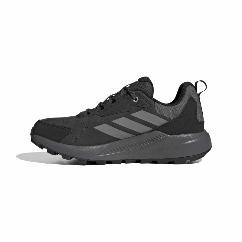 adidas Women's Terrex Anylander Leather Hiking Shoes, Carbon/Grey Three/core Black, 3.5 UK