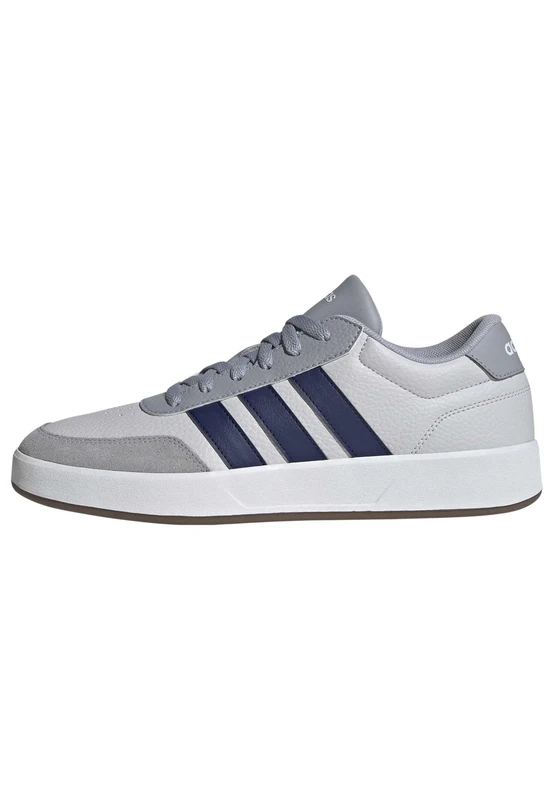 adidas Men's Breaknet 3.0 Shoes, Halo Silver/Dash Grey/Dark Blue, 8 UK