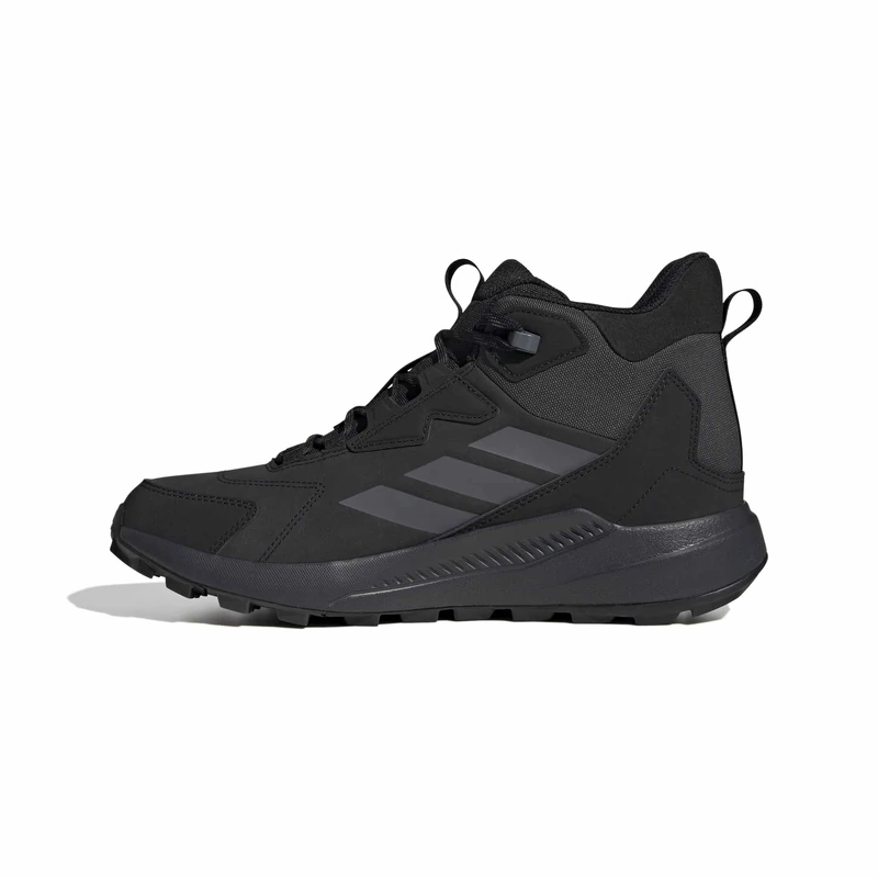 adidas Men's Terrex Anylander Leather Mid Hiking Shoes, core Black/Grey Five/Carbon, 7.5 UK