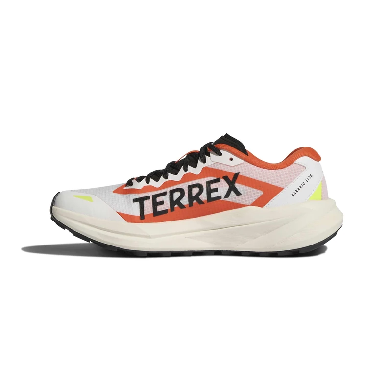 adidas Women's Terrex Agravic Lite W Shoes, FTWR White/core Black/Impact Orange, 9.5 UK