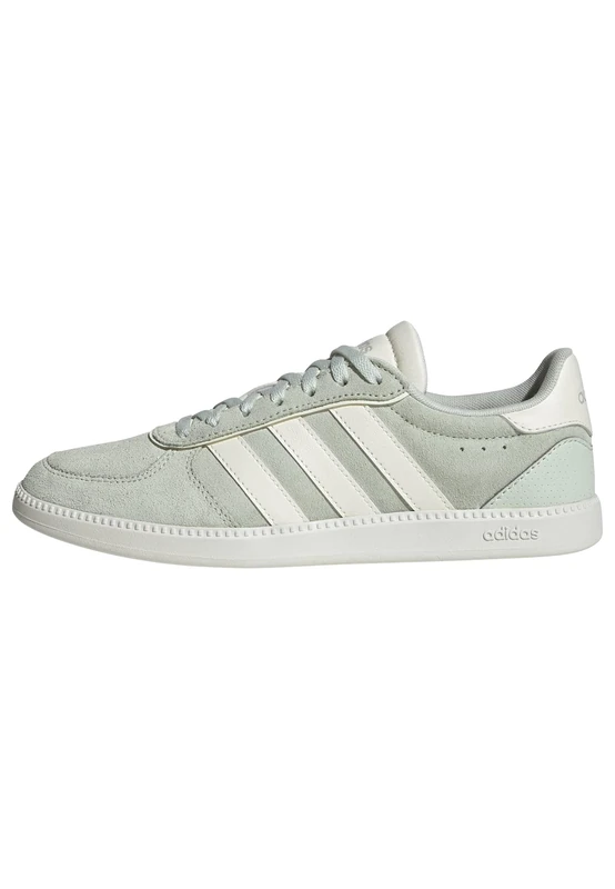 adidas Women's Breaknet Sleek Shoes, Linen Green/Off White/Linen Green, 3.5 UK