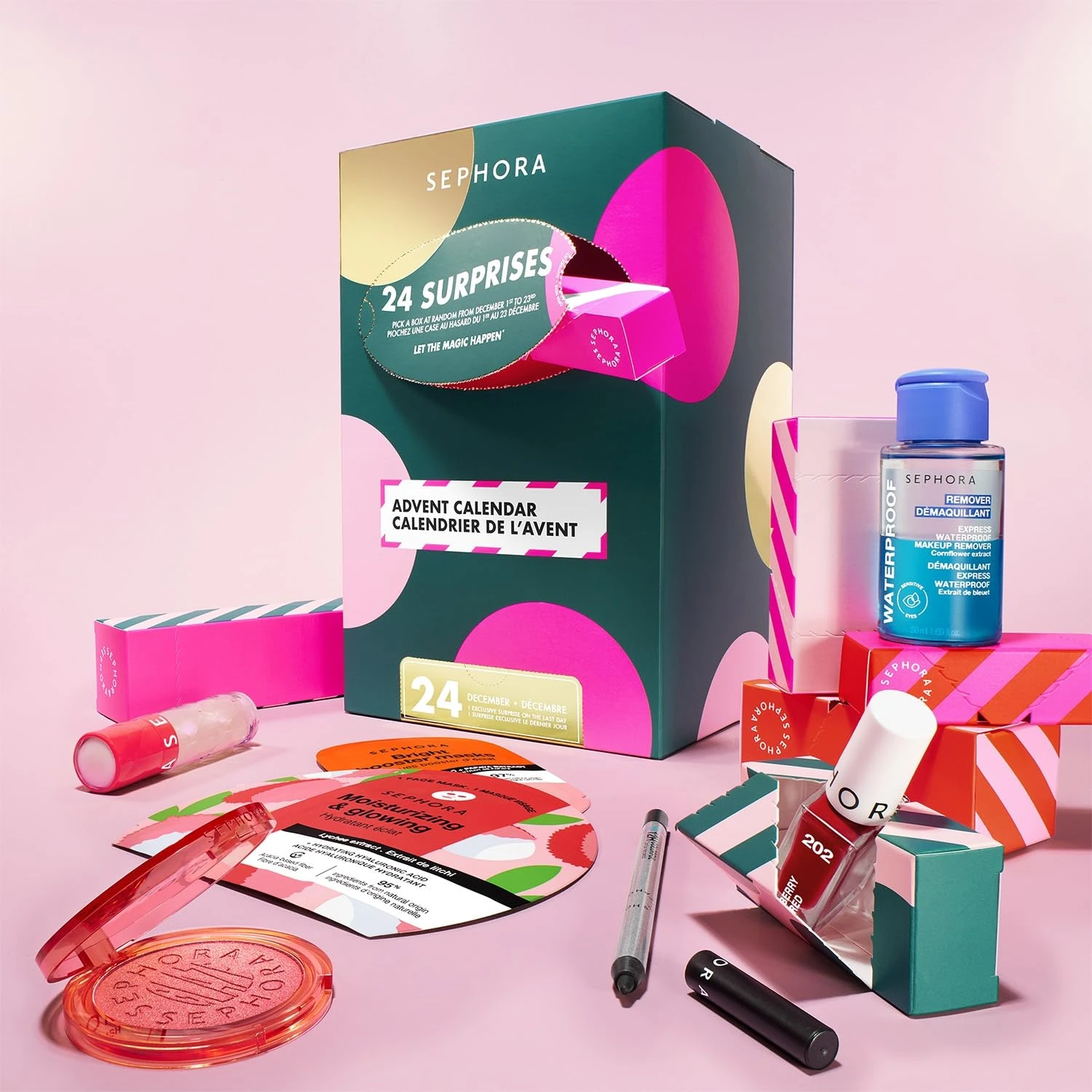 S.E.P.H.O.R.A. Collection Premium Beauty Advent Calendar 2025 – 24 Surprises Makeup, Treatments, Bath & Accessories