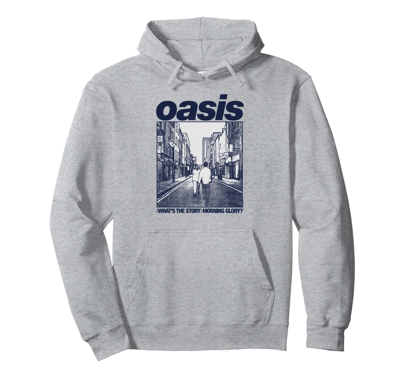 Oasis Amazon Exclusive WTSMG In Grey Pullover Hoodie