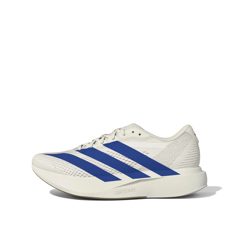 adidas Men's Adizero Pacer Shoes, Core White/Team Royal Blue/Pure Ruby, 7.5 UK