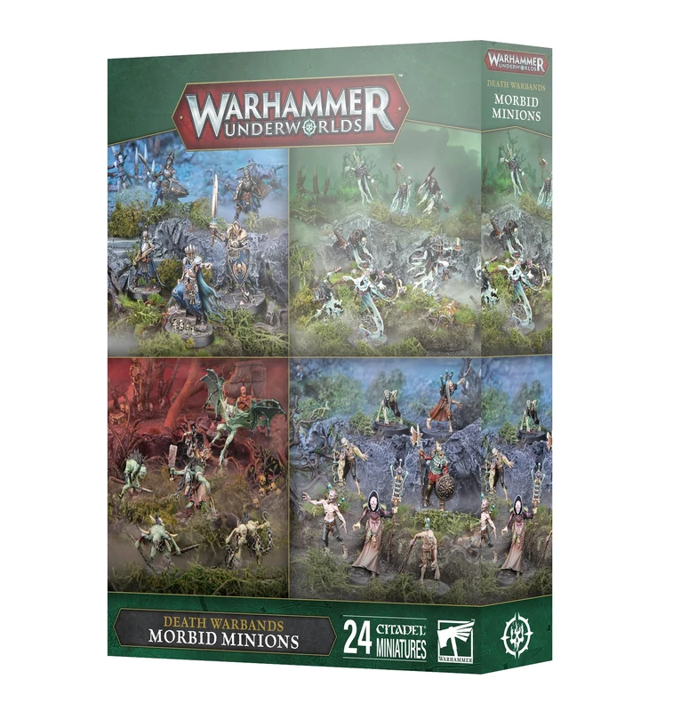 Games Workshop - Warhammer Underworlds: Death Warbands - Morbid Minions (4 Warband Pack), Dark - Image 1