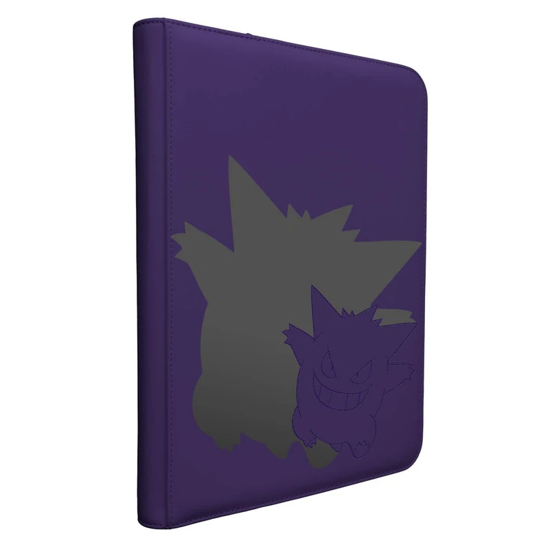 Ultra Pro | Pokemon Elite Series Genga 9-Pocket Zippered PRO Binder | Trading Card Game Accessory, Purple - Image 1