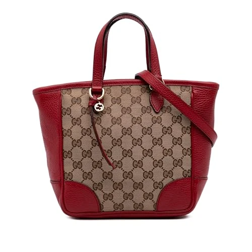Gucci Pre-Loved Small GG Canvas Bree Satchel Handbag