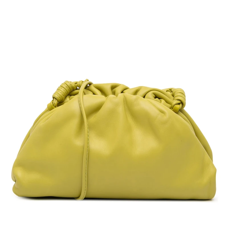 Bottega Veneta Pre-Loved Lambskin The Mini Pouch Crossbody Bag