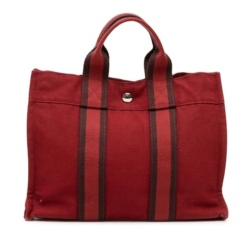 Hermès Pre-Loved Canvas Fourre Tout PM Tote Bag