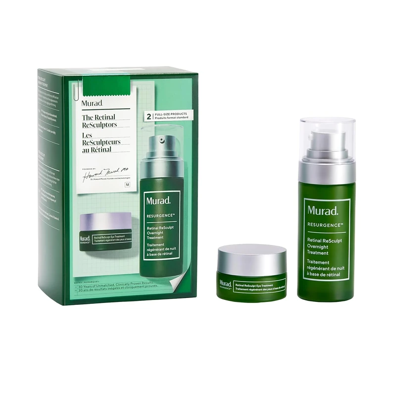 Murad Retinal ReSculptors – Full Size Duo for Face and Eyes with Encapsulated Retinal and Lifting Complex (Worth £194) - Image 1