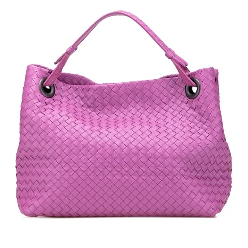 Bottega Veneta Pre-Loved Medium Nappa Intrecciato Garda Tote