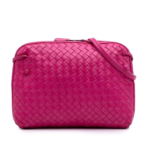 Bottega Veneta Pre-Loved Nappa Intrecciato Nodini Crossbody Bag
