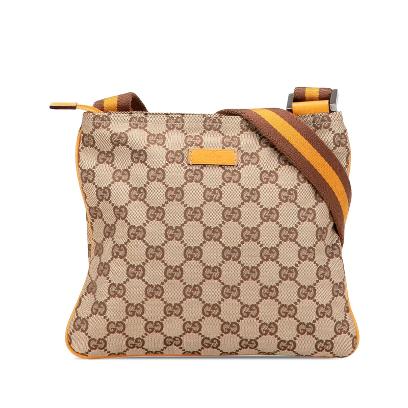 Gucci Pre-Loved GG Canvas Web Crossbody