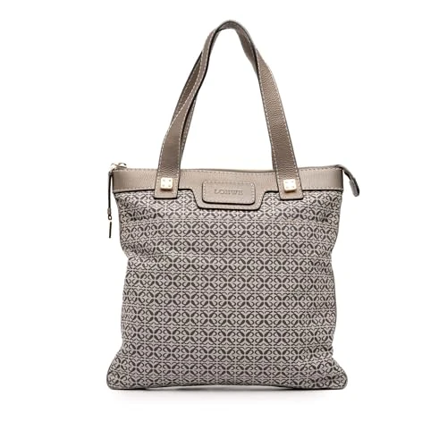 LOEWE Pre-Loved Anagram Canvas Tote