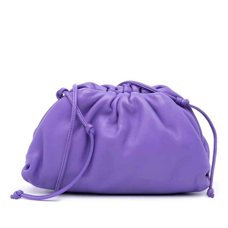 Bottega Veneta Pre-Loved Lambskin The Mini Pouch Crossbody Bag