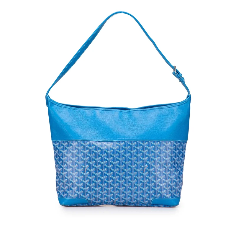 Pre-Loved Goyardine Grenadine Hobo Handbag