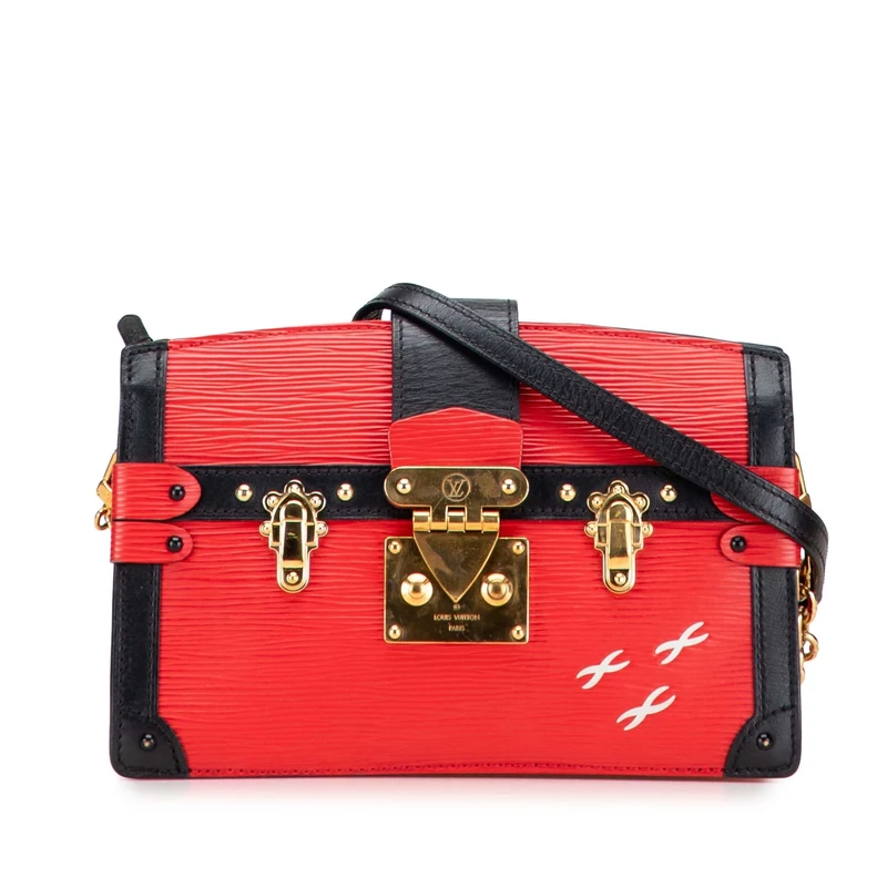 Louis Vuitton Pre-Loved Epi Trunk Clutch Crossbody Bag