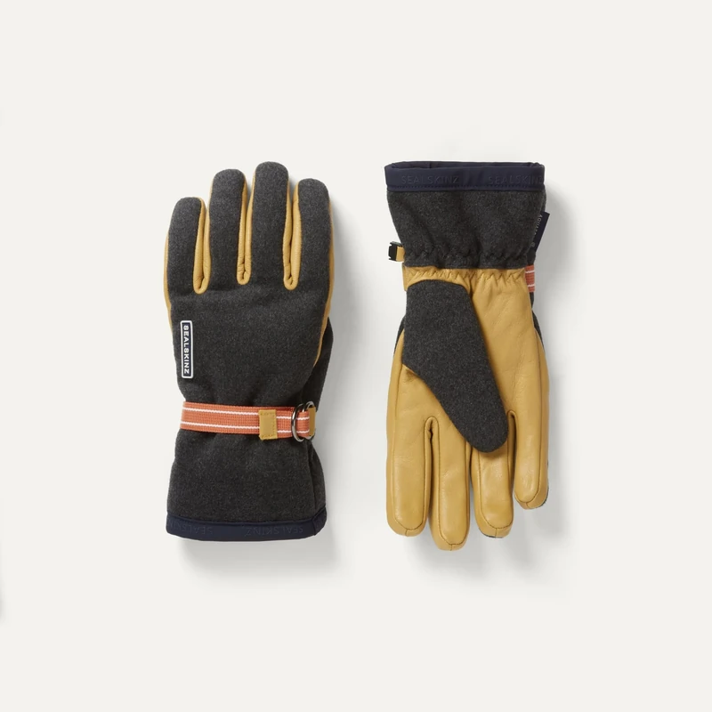 SEALSKINZ | Toftwood | Unisex | Waterproof Boiled Wool Glove | Grey