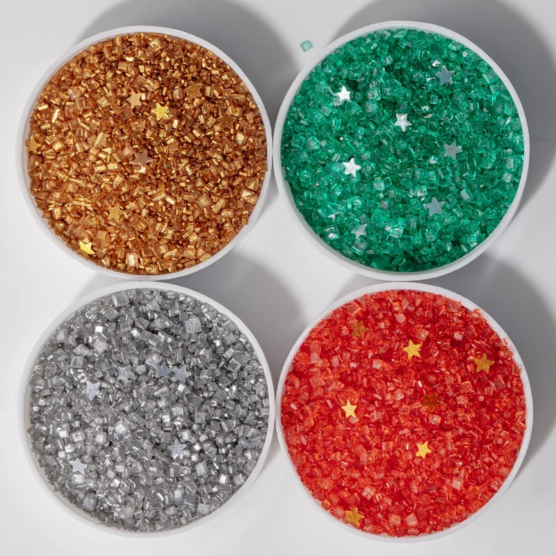 PME Classic Christmas Edible Stardust Set of 4 (120g / 4.23oz)
