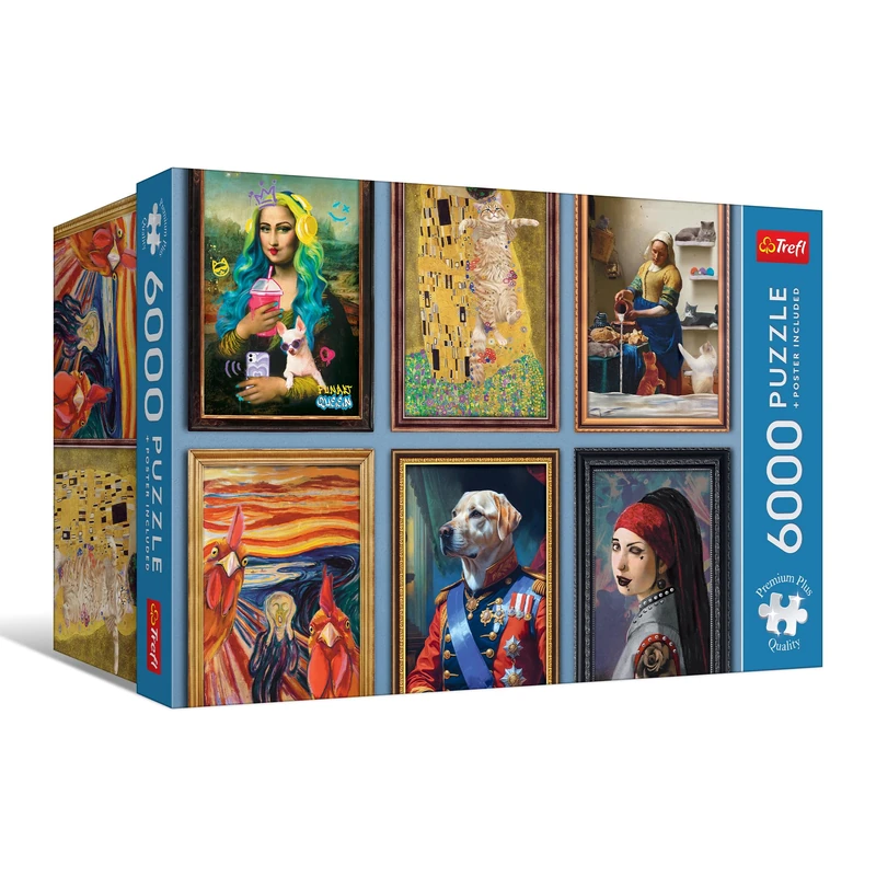 Trefl Premium Plus Quality Fun Art Collection Jigsaw Puzzle - 6000 Pieces - Timeless Themed Series - Perfect Compatible Pieces for Adults and Children 14+