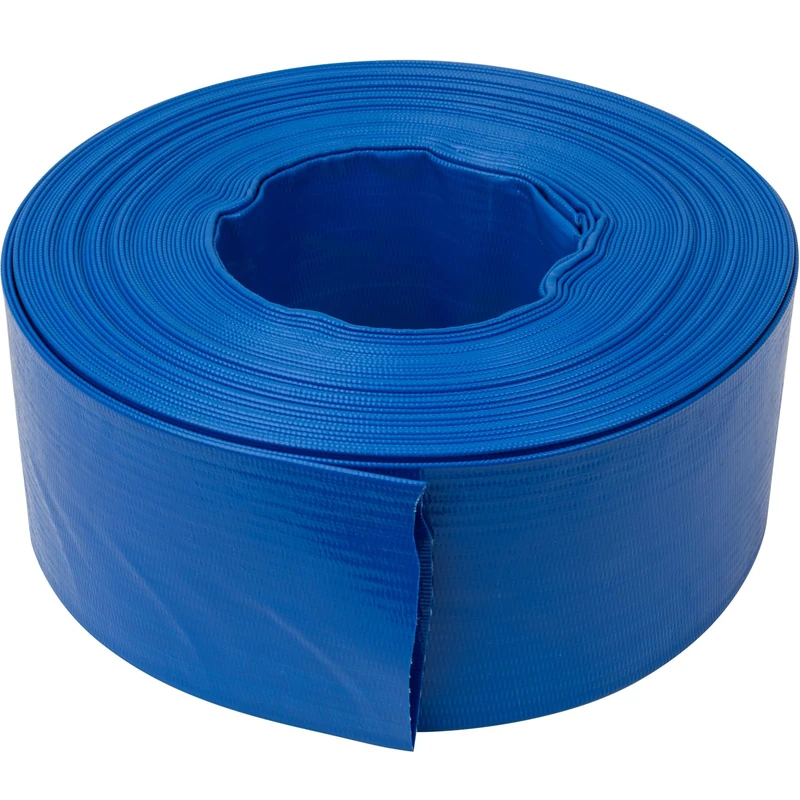 SIP 3" 30m Layflat Delivery Hose, PVC Water Pump Discharge Hose for Irrigation & Drainage
