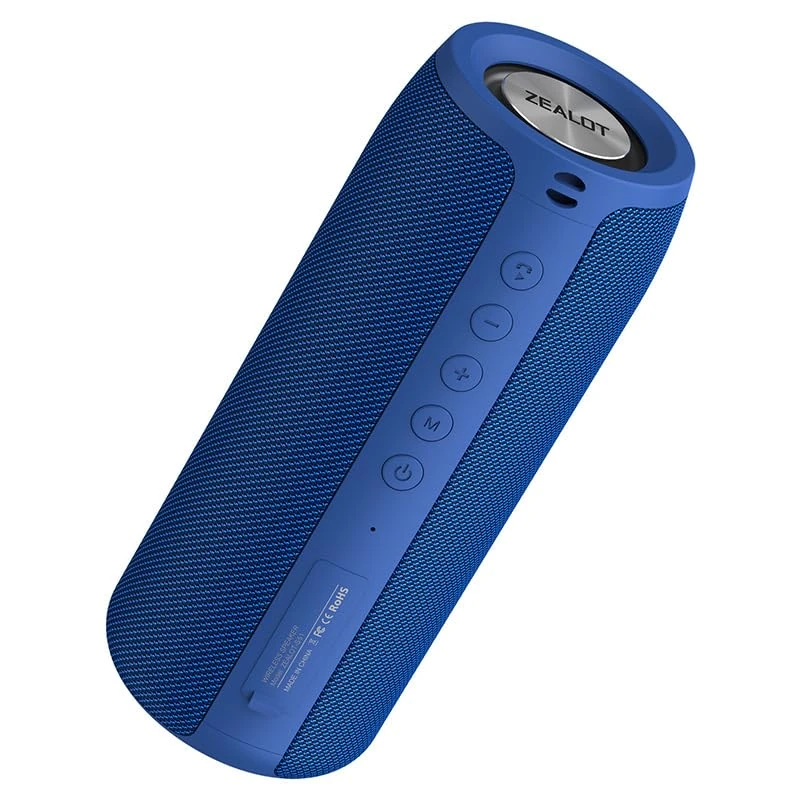 FABENIC 2025 Upgraded Version Beatfy Vibe M13 Bluetooth Speaker 360 bluetooth speaker (S51black360), Outdoor Waterproof Fabric Portable Audio (Blue)