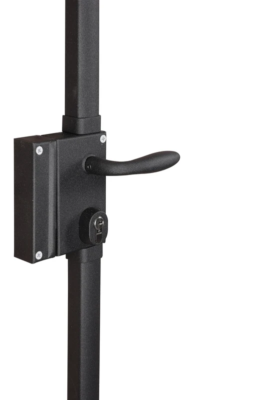 BRICARD Astral 74726C multipoint Wall Lock, disengageable, Anthracite, Left Direction, Supplied with 5 Keys