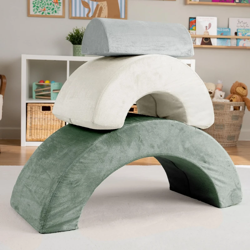 Active Tots Soft Play Rainbow Arch Montessori-Inspired Toddler Play Equipment for Balance, Coordination & Imaginative Fun Lightweight, Safe, Durable Soft Play Set for Home Use Ages 18 Months+