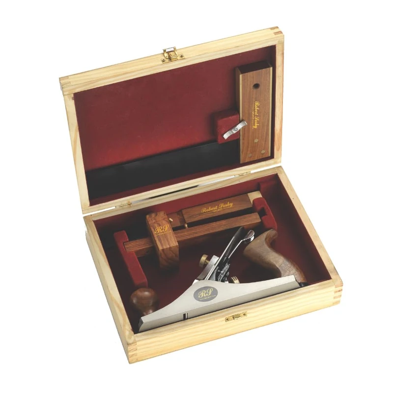 Robert Sorby Select RS-CT4PS 4 Piece Carpenters Tool Set - Woodworking Set - Includes Sliding Bevel, Try Square, Mortice Gauge & Smoothing Plane