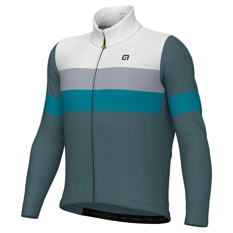 Alé Cycling Off Road-Gravel Wool Line Long Sleeve Jersey, Ottanio Blue, L