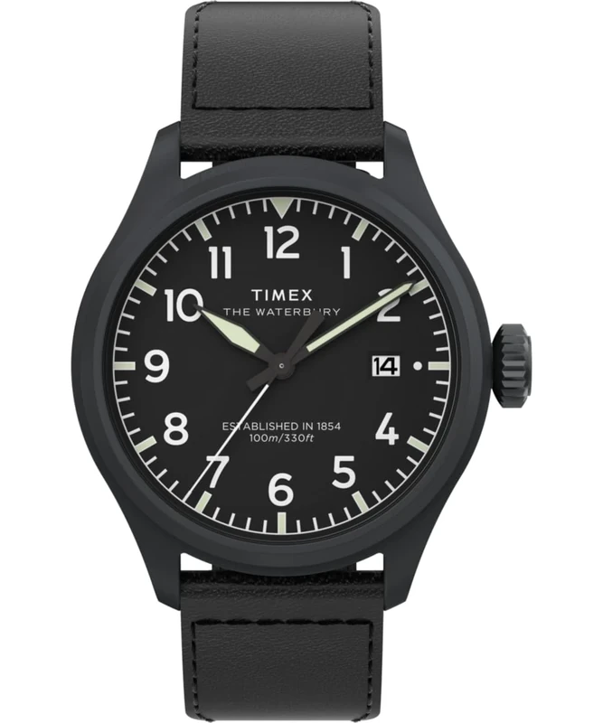 Timex Herren Analog Quarz Armbanduhr Waterbury Ace