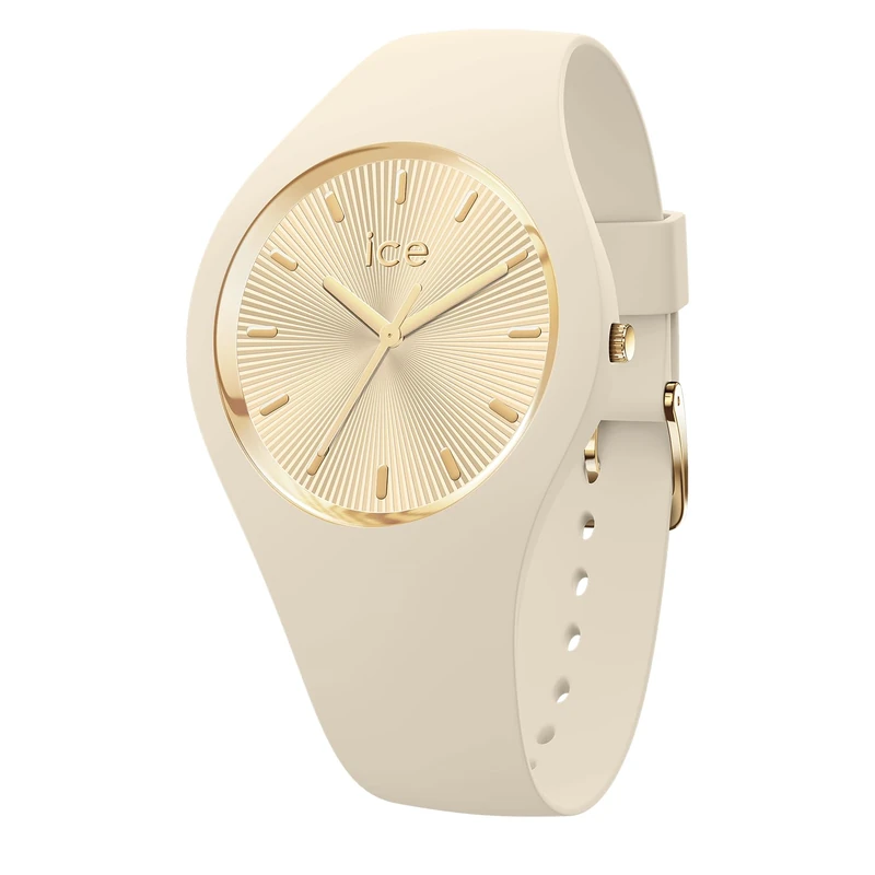 ICE-WATCH - ICE Champagne Almond Skin - Women's Watch with Silicon Strap - 025351 (Medium)