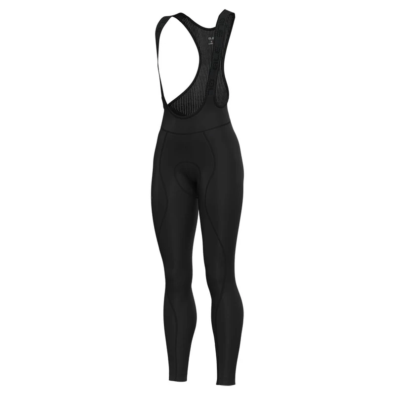 ALE' Womens Pragma Winter Bib Tights, Black, M EU