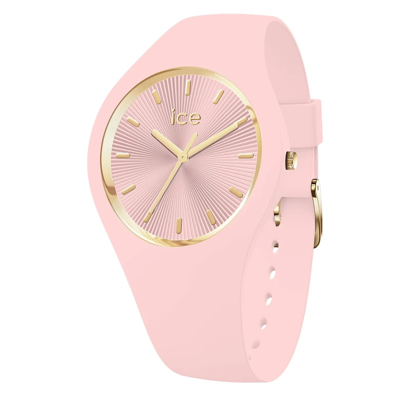ICE-WATCH - ICE Champagne Soft Pink - Women's Watch with Silicon Strap - 025352 (Small 34)