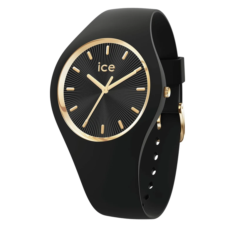 ICE-WATCH - ICE Champagne Black - Women's Watch with Silicon Strap - 025354 (Medium)