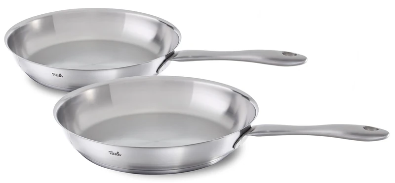 Fissler Catania Pan Set - 2 Piece Stainless Steel 24cm & 28cm