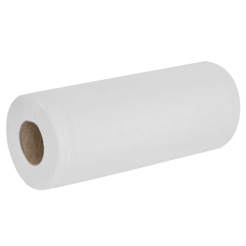 Pristine White 2-Ply Hygiene Roll, 25cm x 40m, 100 Percent Recycled Fibres, Highly Absorbent and Versatile, CHSA and FSC Accredited, UK Made (Case of 18)