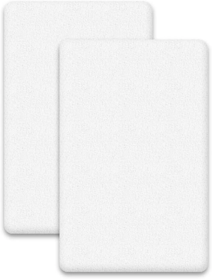 2x Cot Bed Waterproof Mattress Protectors (70x140 cm) | Non-Noisy, Ultra Soft and Super Absorbent Mattress Protector | Anti Dust and Anti Mite Mattress Cover (70x140 cm)