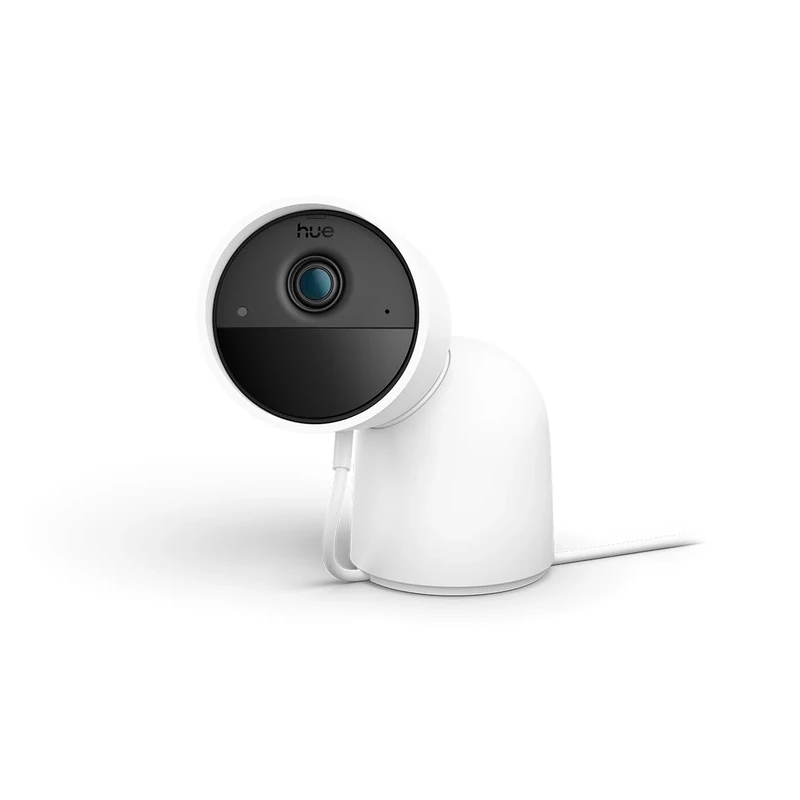 Philips Hue Secure Desktop Camera, 2K Video Resolution, Triggers Notifications, Two-way Audio, Seamless Integration with Hue Lights, Compact Design, Includes Stylish Desktop Stand, White