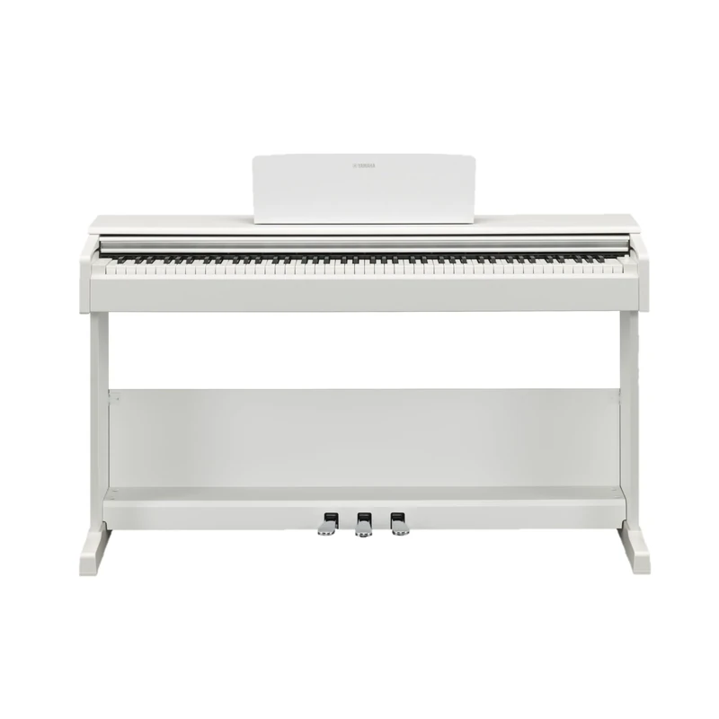 YAMAHA ARIUS YDP-105WH Digital Piano – Modern and Stylish Home Piano for Beginners and Hobbyists, Authentic Acoustic Piano Playability, in White