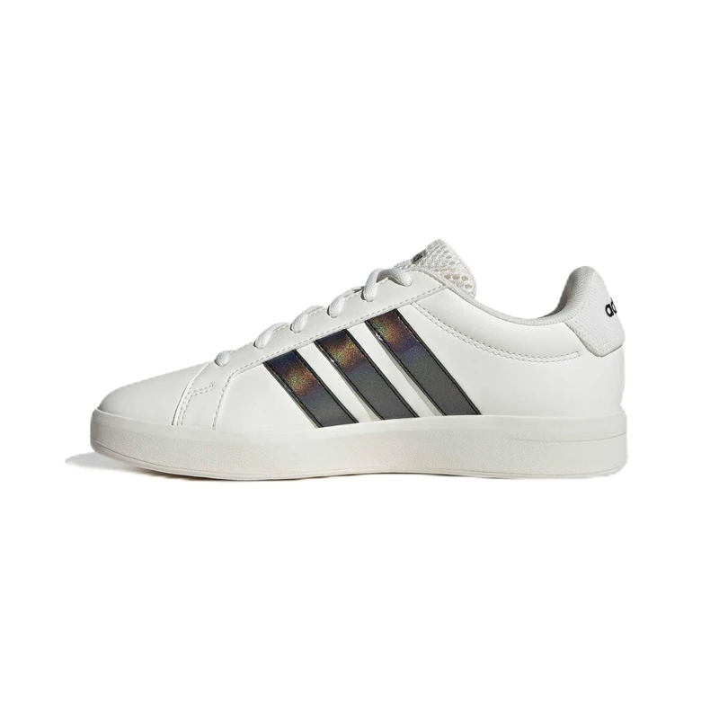 adidas Women's Grand Court Base 3.0 Shoes, Core White/Core Black/Core Black, 7.5 UK