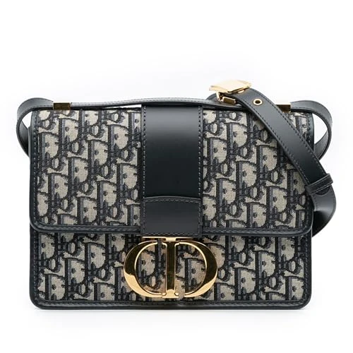 Dior Pre-Loved Oblique Canvas 30 Montaigne Flap