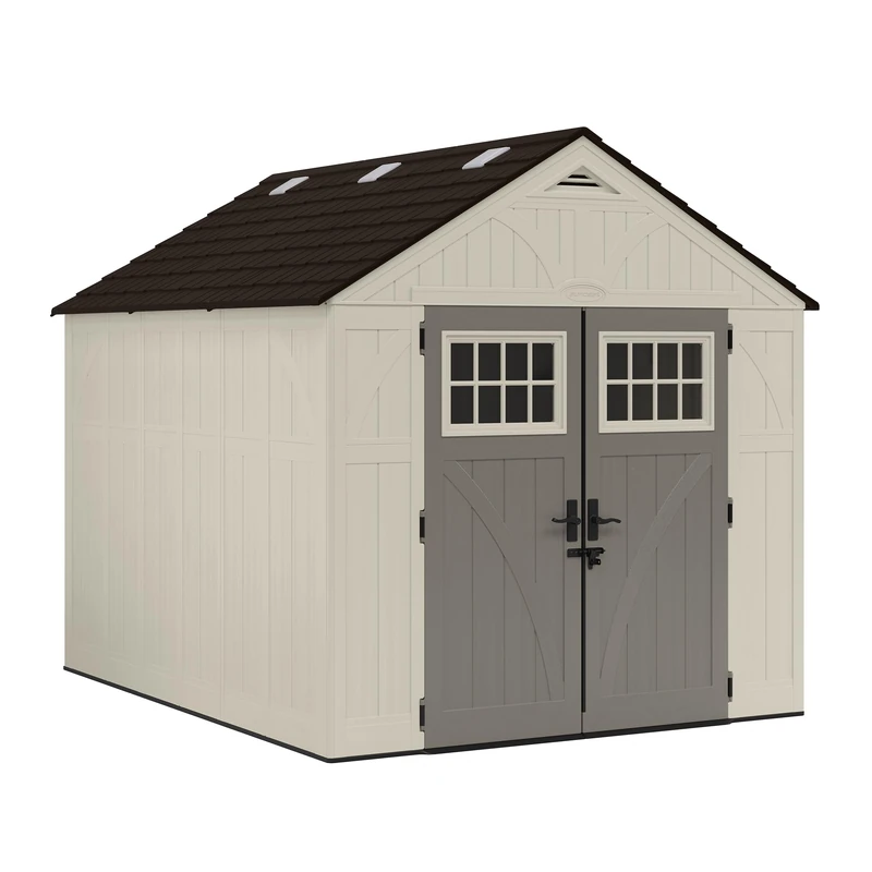 Rowlinson Suncast Tremont Shed 8x10 - Resin Garden Storage