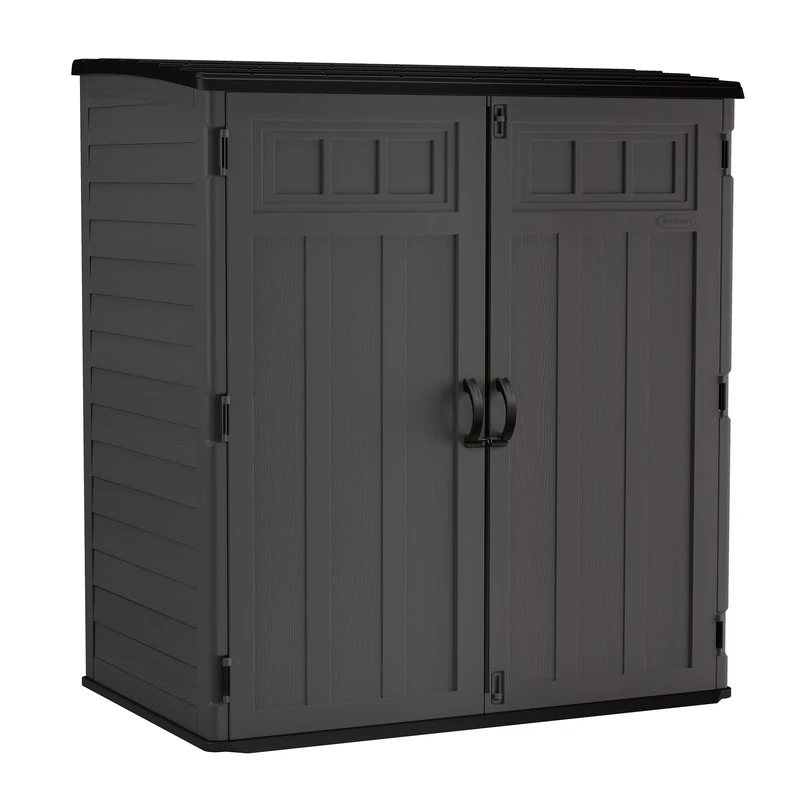 Rowlinson Suncast Hamilton XL Storage Cabinet - Peppercorn Grey with Assembly