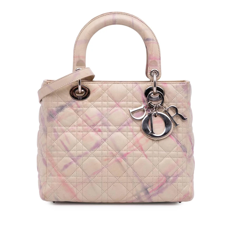 Dior Pre-Loved Limited Edition Medium Lambskin Cannage Lady